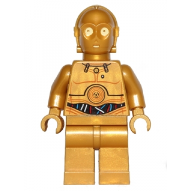 c-3po - colorful wires pattern