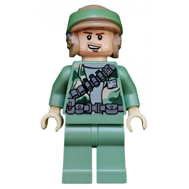 endor rebel commando - stubble