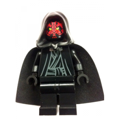 darth maul - hood and cape silver neck clasp