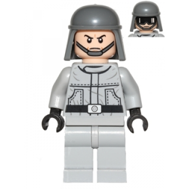imperial at-st pilot driver plain helmet dual sided head