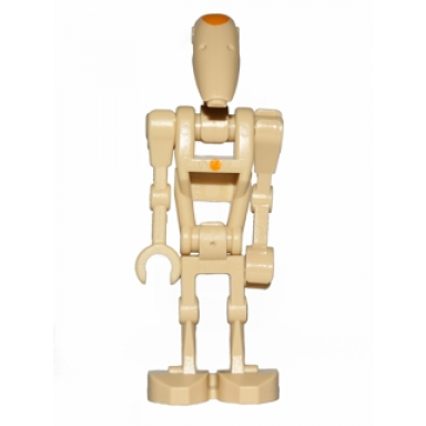 battle droid commander - tan with dot angled arm and straight arm