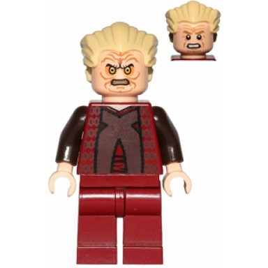 chancellor palpatine - episode 3 dark red outfit