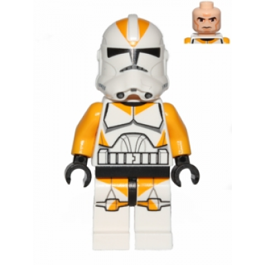 clone trooper 212th attack battalion phase 2 - bright light orange arms large eyes