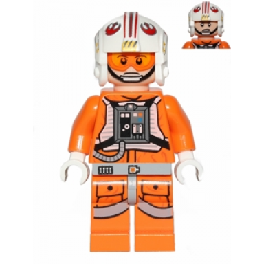 luke skywalker pilot printed legs