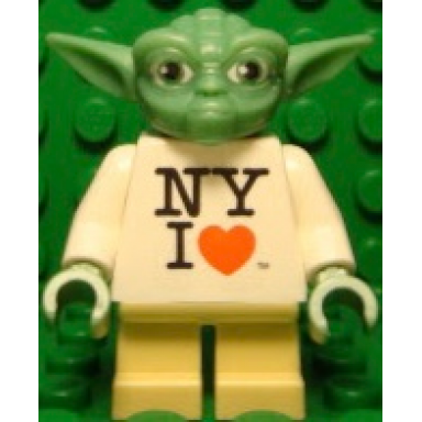yoda - ny i heart torso light bluish gray hair toy fair 2013 exclusive