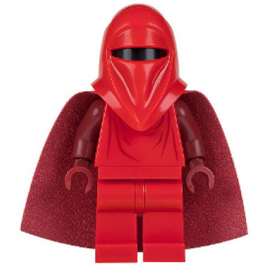royal guard with dark red arms and hands