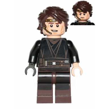 anakin skywalker dark brown legs headset