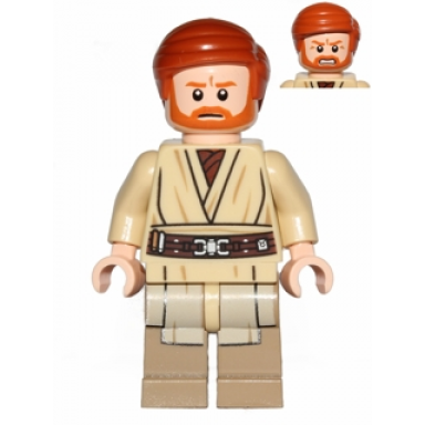 obi-wan kenobi dark tan printed legs