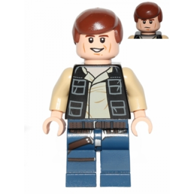 han solo dark blue legs vest with pockets