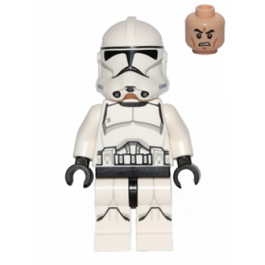 clone trooper phase 2 - light nougat head