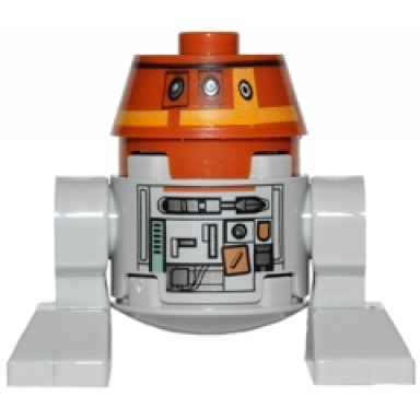 astromech droid c1-10p chopper - light bluish gray body