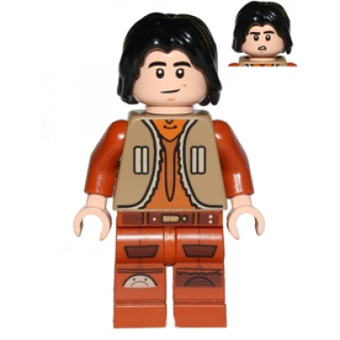 ezra bridger - dark tan vest hair