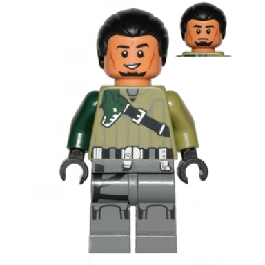 kanan jarrus - black hair and eyebrows