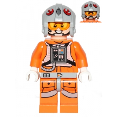 snowspeeder pilot - light bluish gray helmet