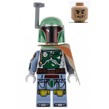 boba fett - pauldron helmet jet pack printed arms and legs