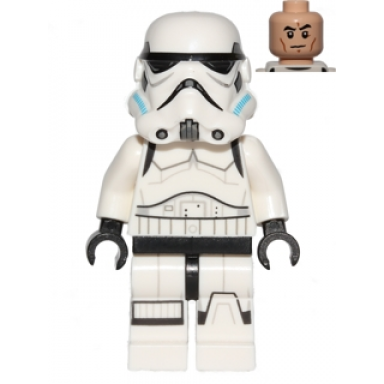 imperial stormtrooper - printed legs dark azure helmet vents frown