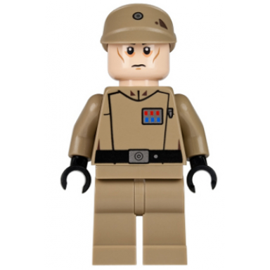 imperial officer captain commandant commander - dark tan uniform