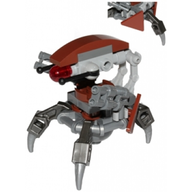 droideka destroyer droid - reddish brown triangles without stickers