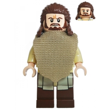 qui-gon jinn - poncho reddish brown beard