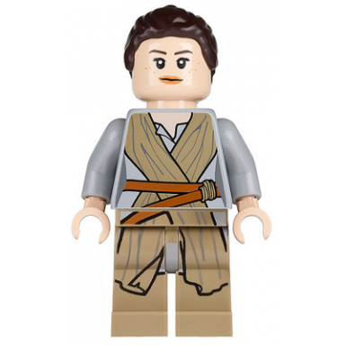 rey - dark tan tied robe