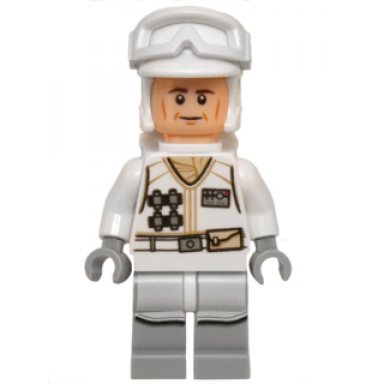 hoth rebel trooper white uniform cheek lines