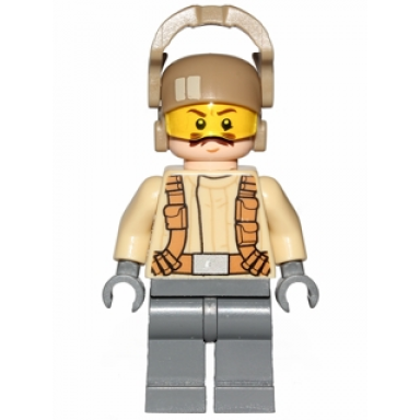 resistance trooper - tan jacket moustache