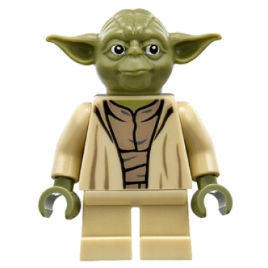 yoda - olive green open robe with large creases