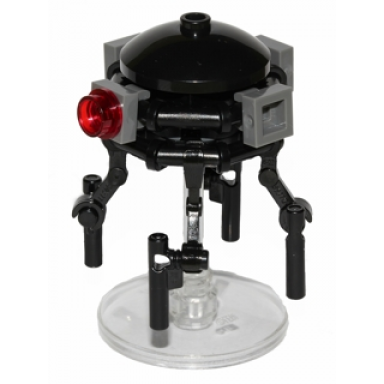 imperial probe droid - dark bluish gray sensors dark bluish gray round plate inside