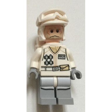 hoth rebel trooper white uniform tan beard backpack