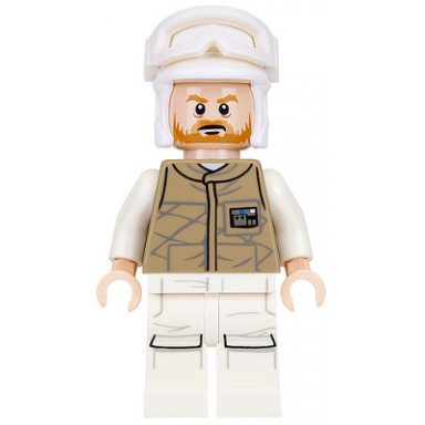 hoth rebel trooper dark tan uniform brown beard
