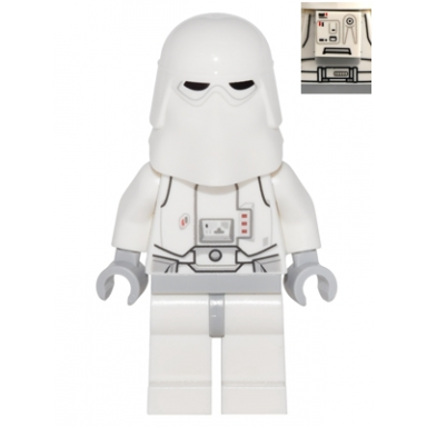 snowtrooper light bluish gray hips light bluish gray hands - backpack directly attached to neck bracket