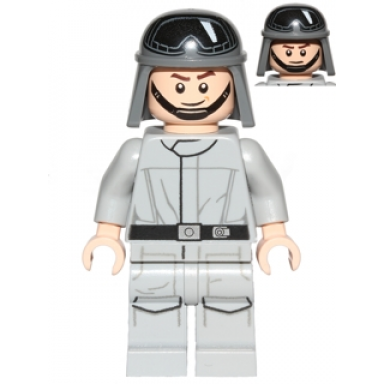 imperial at-st driver helmet with printed goggles light bluish gray jumpsuit printed legs