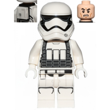 first order heavy assault stormtrooper rounded mouth pattern - backpack