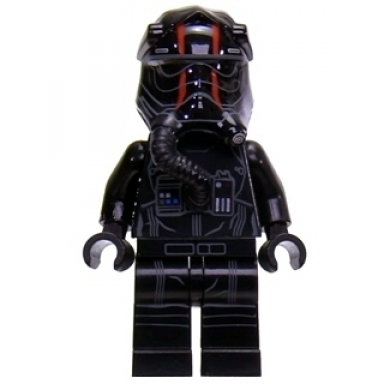 first order tie pilot two red stripes on helmet