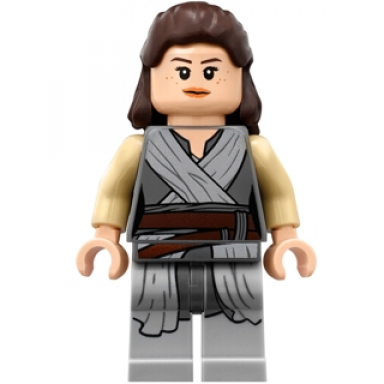 rey - light bluish gray tied robe