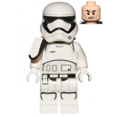 first order stormtrooper squad leader rounded mouth pattern
