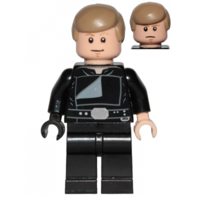 luke skywalker jedi master endor dark tan hair stern smile