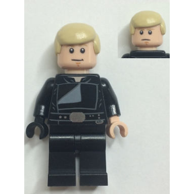 luke skywalker jedi master endor tan hair stern smile