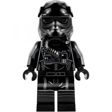 first order tie pilot three white lines on helmet