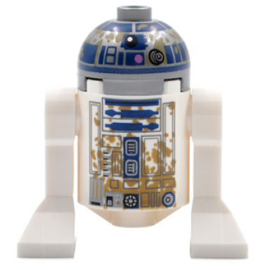 astromech droid r2-d2 dirt stains on front