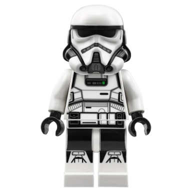 imperial patrol trooper - male light nougat head scowl