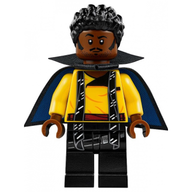 lando calrissian young short cape with collar