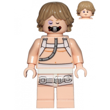 luke skywalker bacta tank outfit dark tan hair