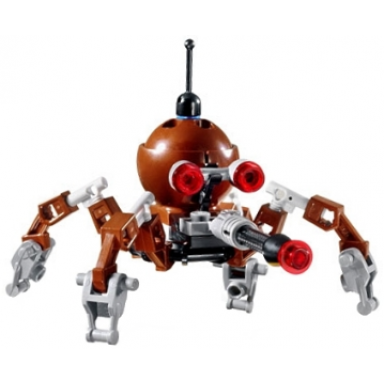 dwarf spider droid - reddish brown dome