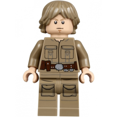 luke skywalker cloud city dark tan shirt