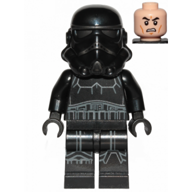 imperial shadow trooper - male dual molded helmet light nougat head scowl