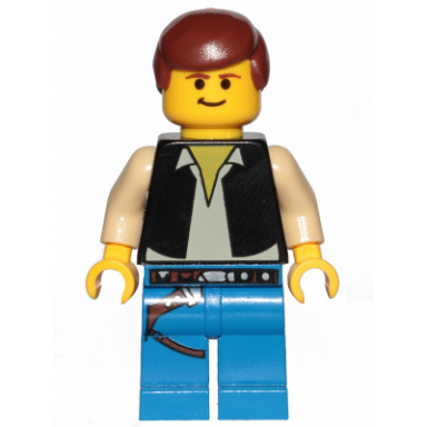 han solo blue legs 20th anniversary torso