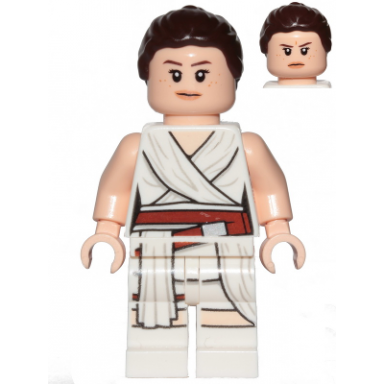 rey - white tied robe