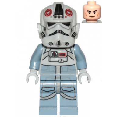 at-at driver - dark red imperial logo cheek lines frown