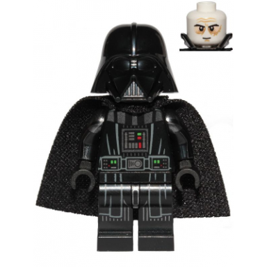 darth vader - printed arms spongy cape white head with smile